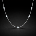 Pearl Pillar Chain Silver