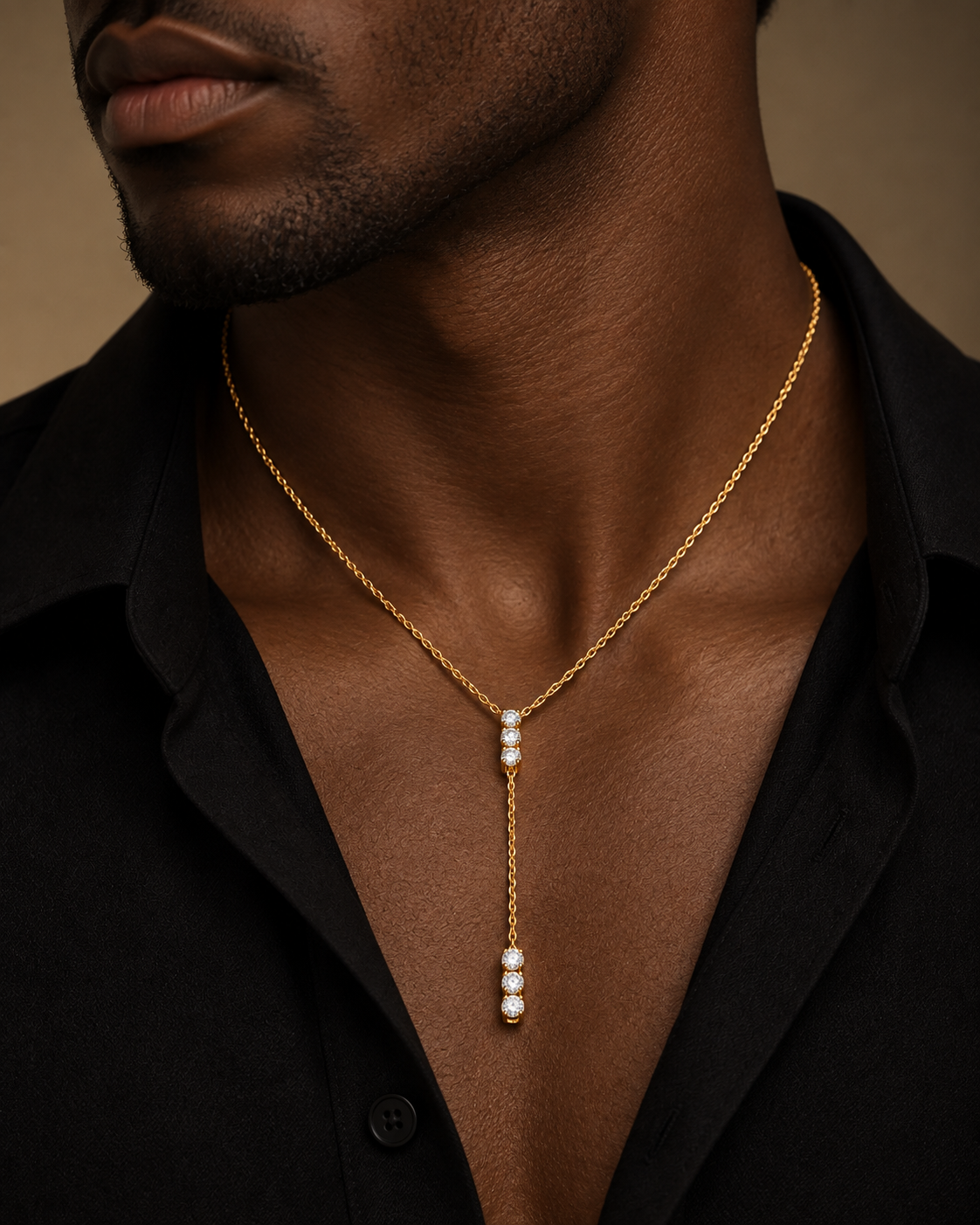 The Gold Lariat Necklace