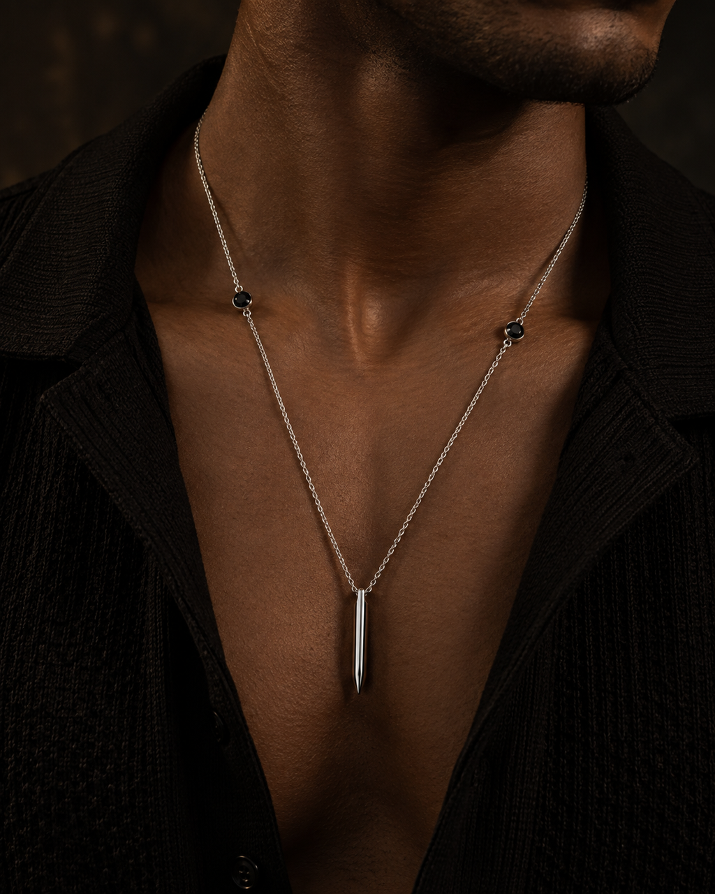 The Silver Dagger Necklace