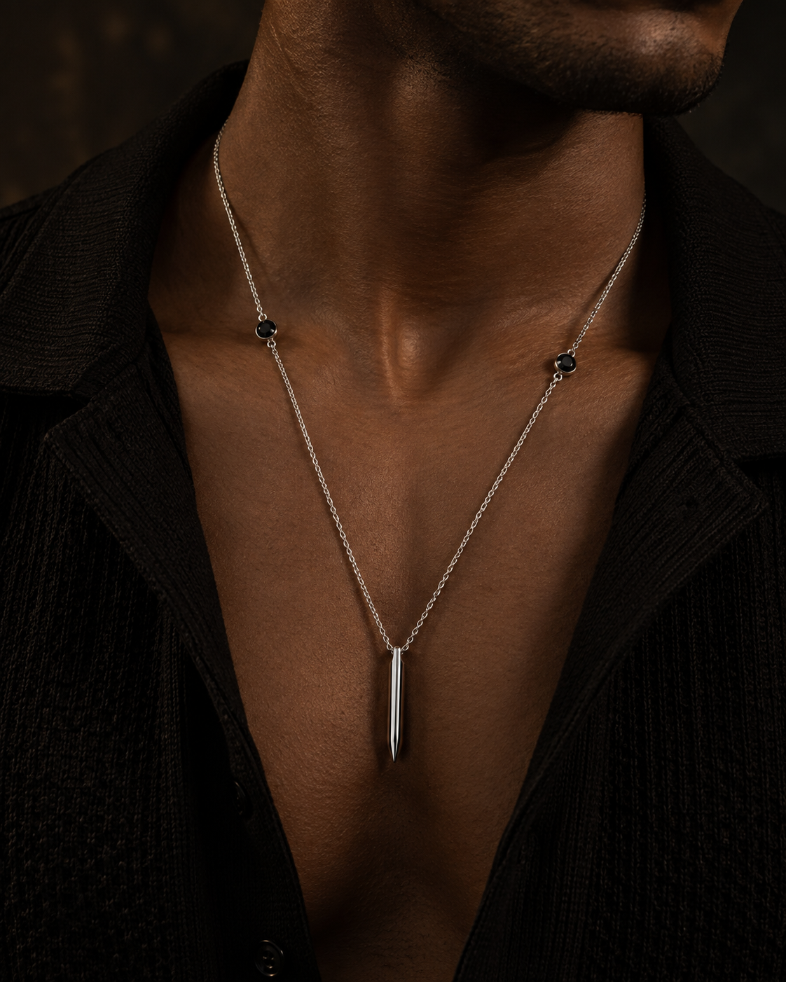 The Silver Dagger Necklace