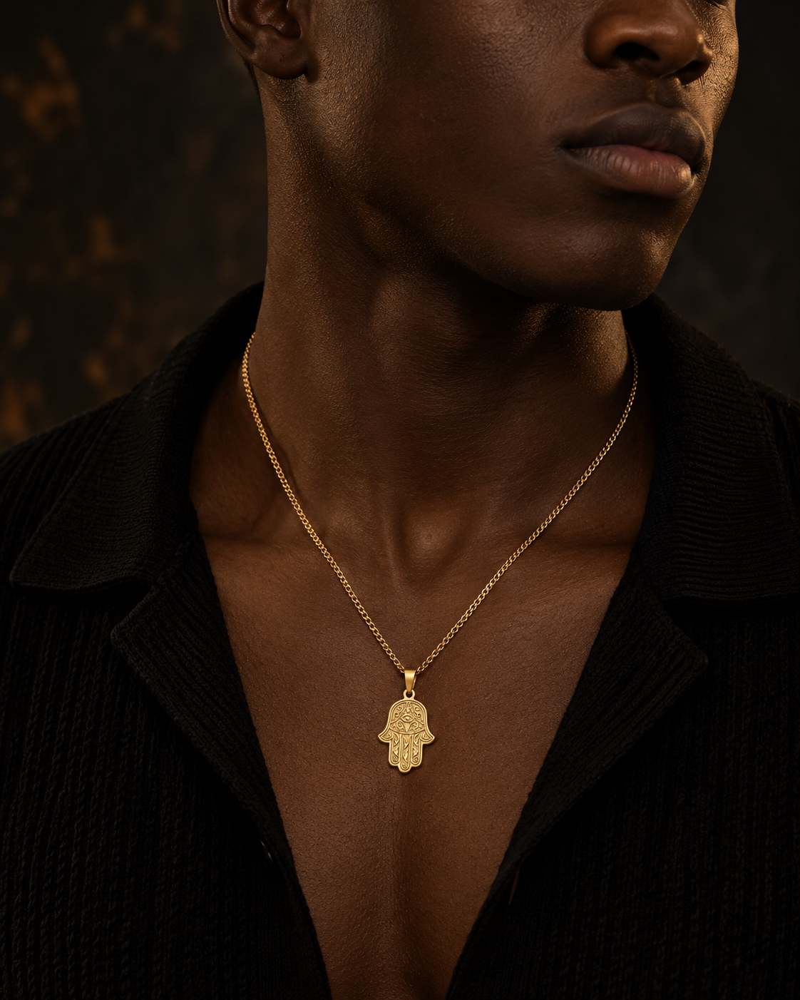 The Gold Hamsa Necklace