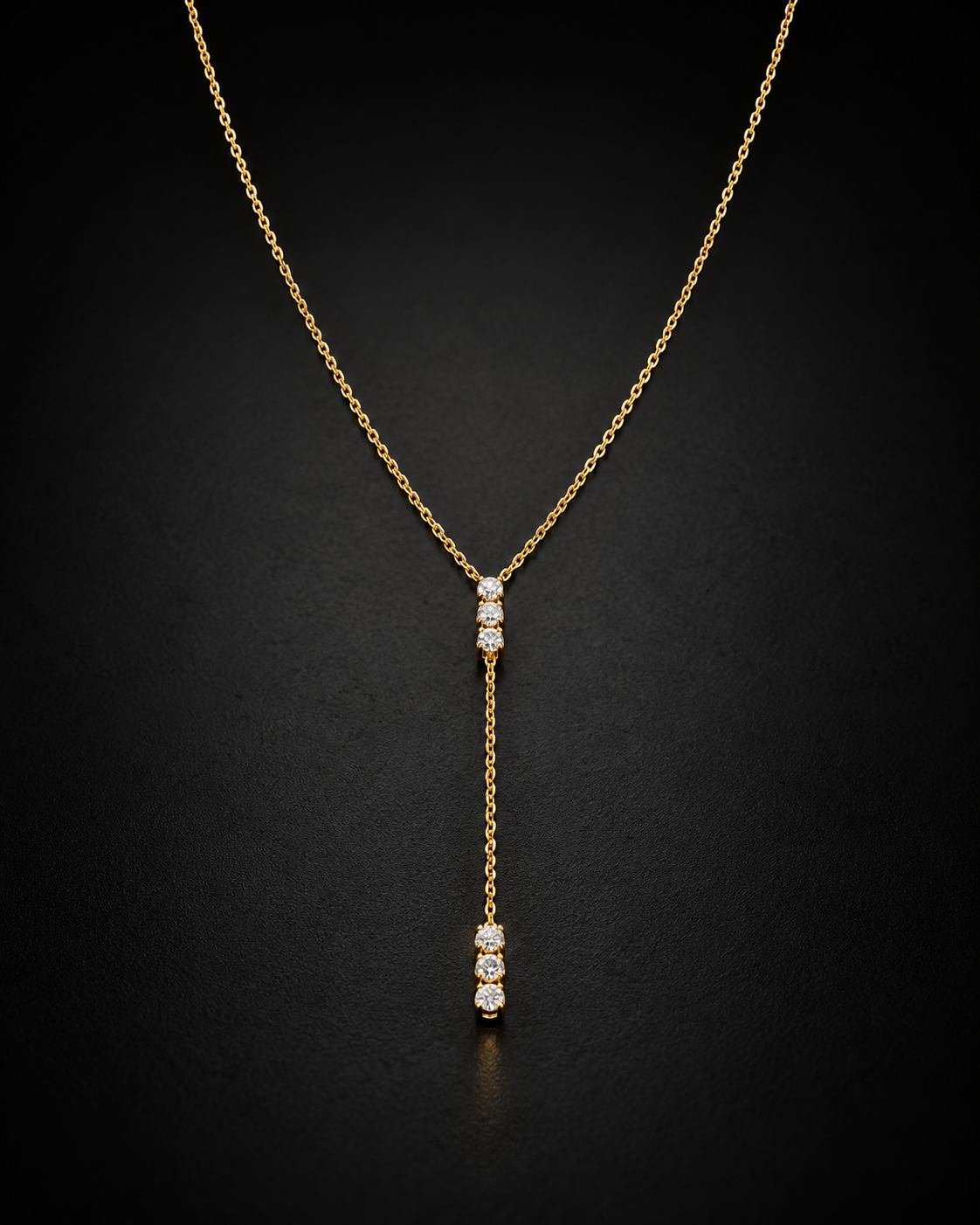 The Gold Lariat Necklace
