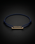 The Navy Cord Bar Bracelet