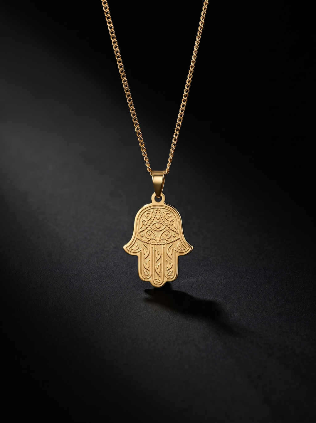 The Gold Hamsa Necklace